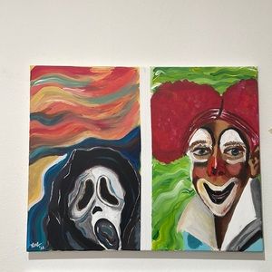 Original Spooky Szn Painting Acrylic